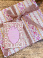 re:mused studio - Le Folk Gift Wrap Sheet - Double Sided