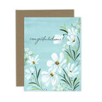 Almeida Illustrations - Congratulations Florals Card: