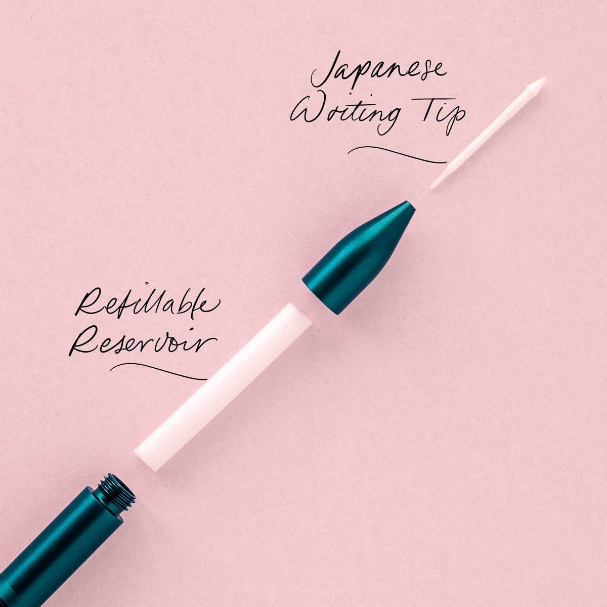 Tom's Studio - The Wren - Refillable Writing Pen: Black
