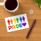 Lantern Press - PREMIUM POSTCARDS Gay Pride, Couples, Pride Colours