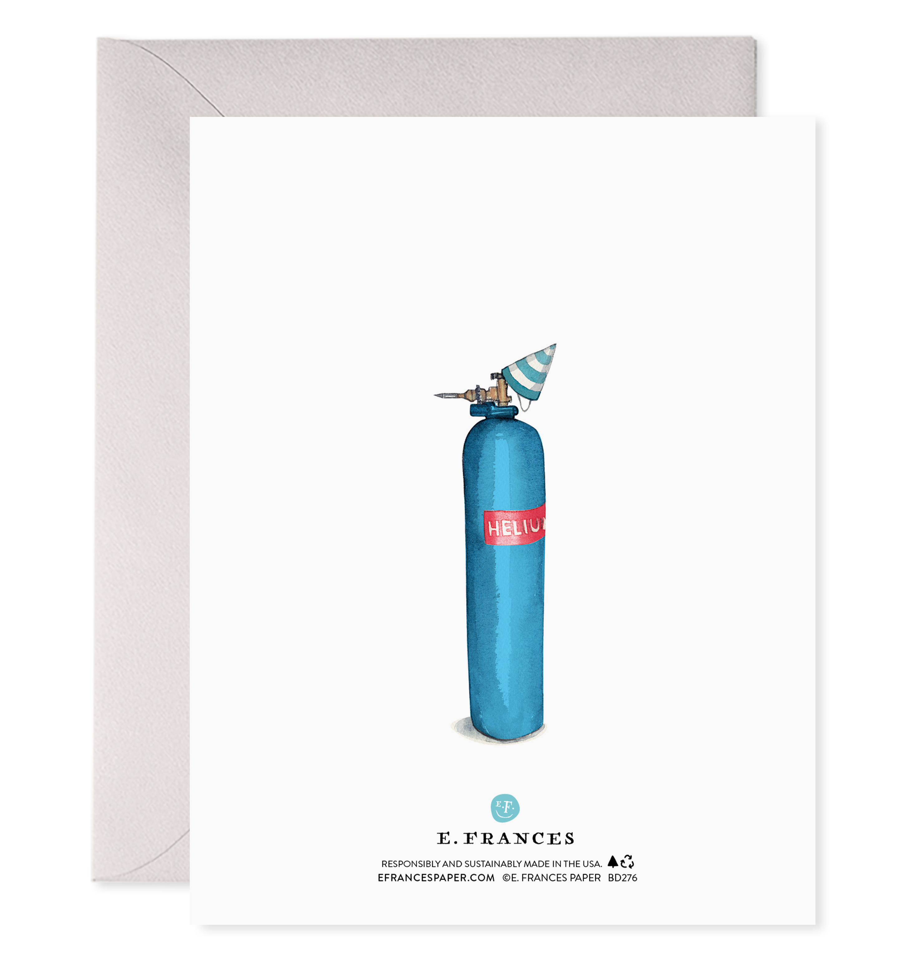 E. Frances Paper - Helium 60 | 60th Birthday Greeting Card