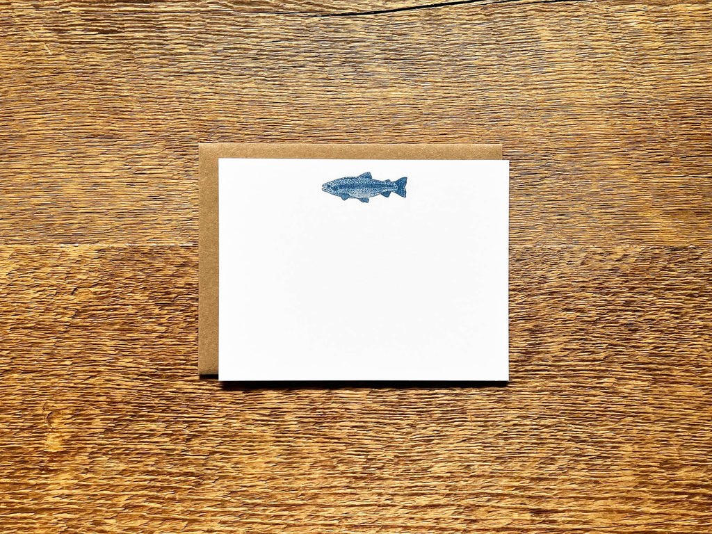 Noteworthy Paper & Press - Trout Flat Notes (Boxed Set of 8)