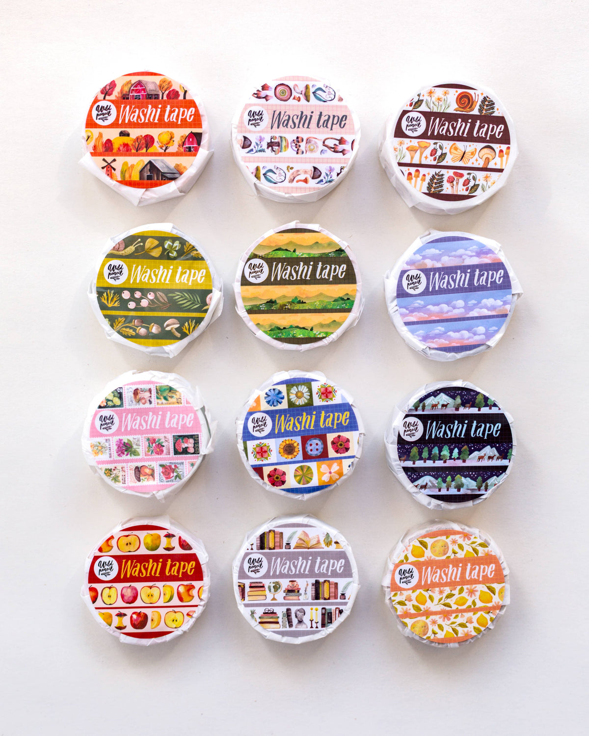 Wild Pencil Studio - Washi Tape — Apples