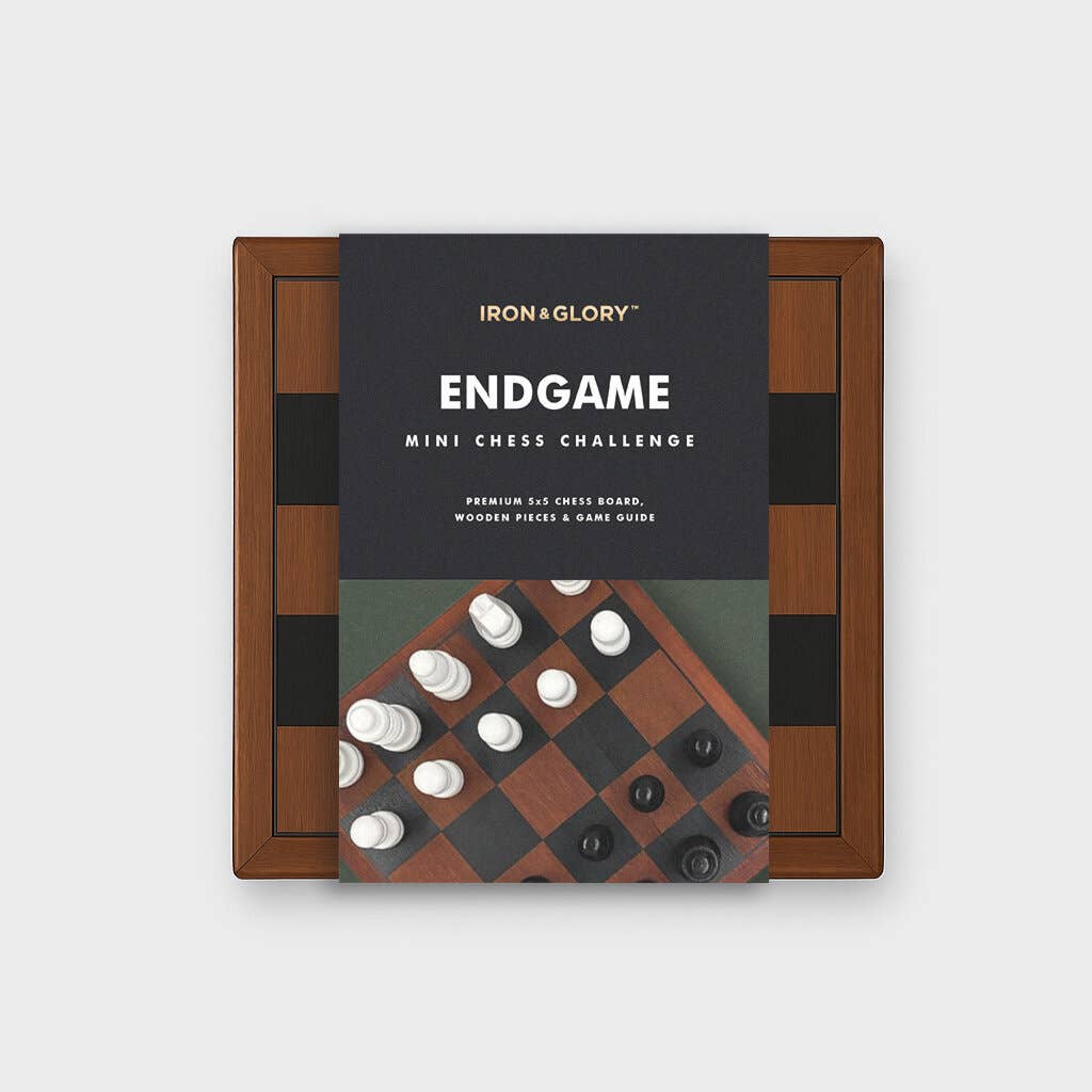 SK - Mini Chess - Endgame - Wooden Game