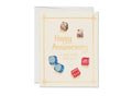 Red Cap Cards - Lucky Dice Anniversary Greeting Card