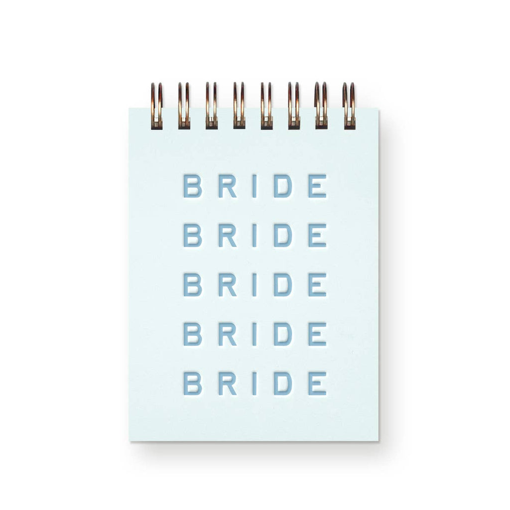 Ruff House Print Shop - Bride Mini Jotter Notebook