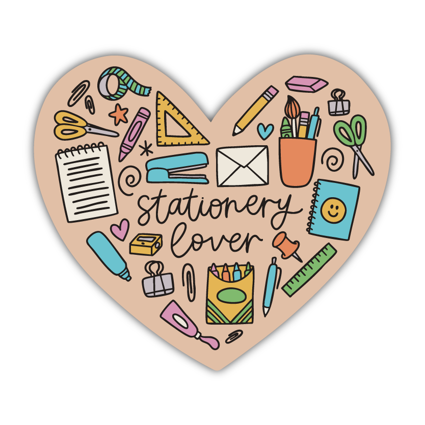 Kyn You Believe It - Stationery Lover Vinyl Sticker