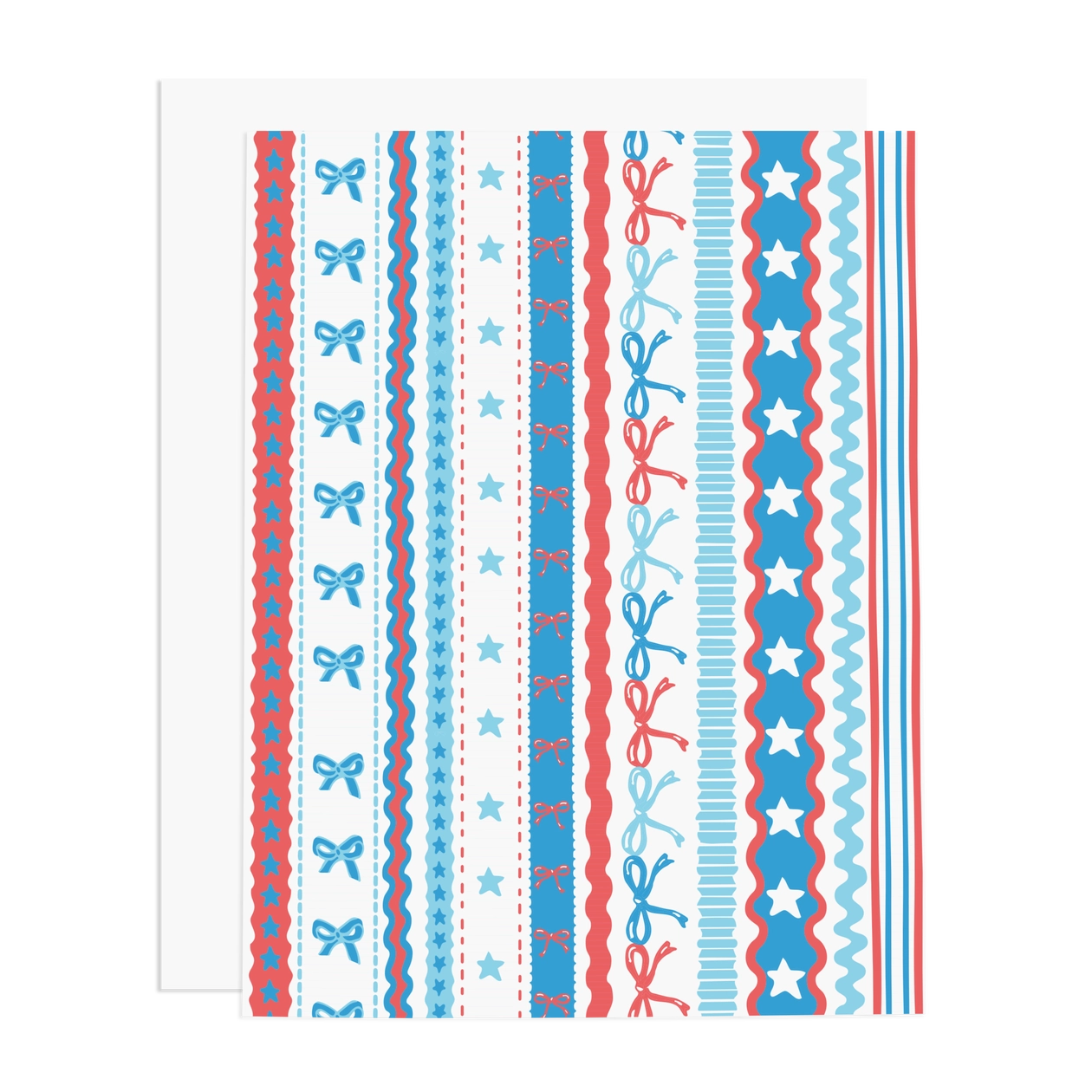 Ramus & Co Americana Ribbons Greeting Card