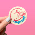 The Raccoon Society - Surfing My Inner Rage Sticker