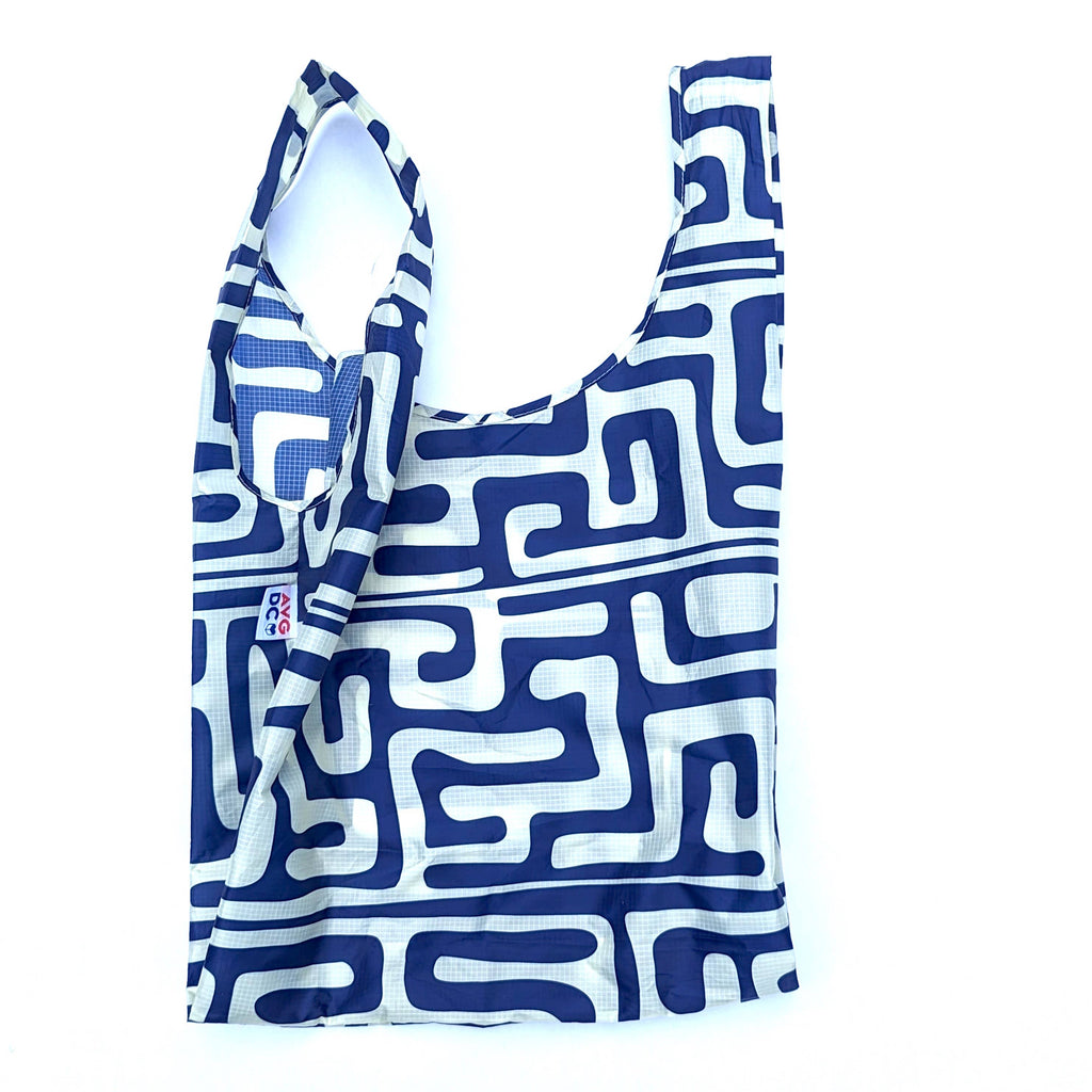 All Very Goods - Reusable Grocery Bag - Kuba Cloth (Indigo)