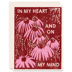 Heartell Press - Coneflowers on My Mind Friendship Card