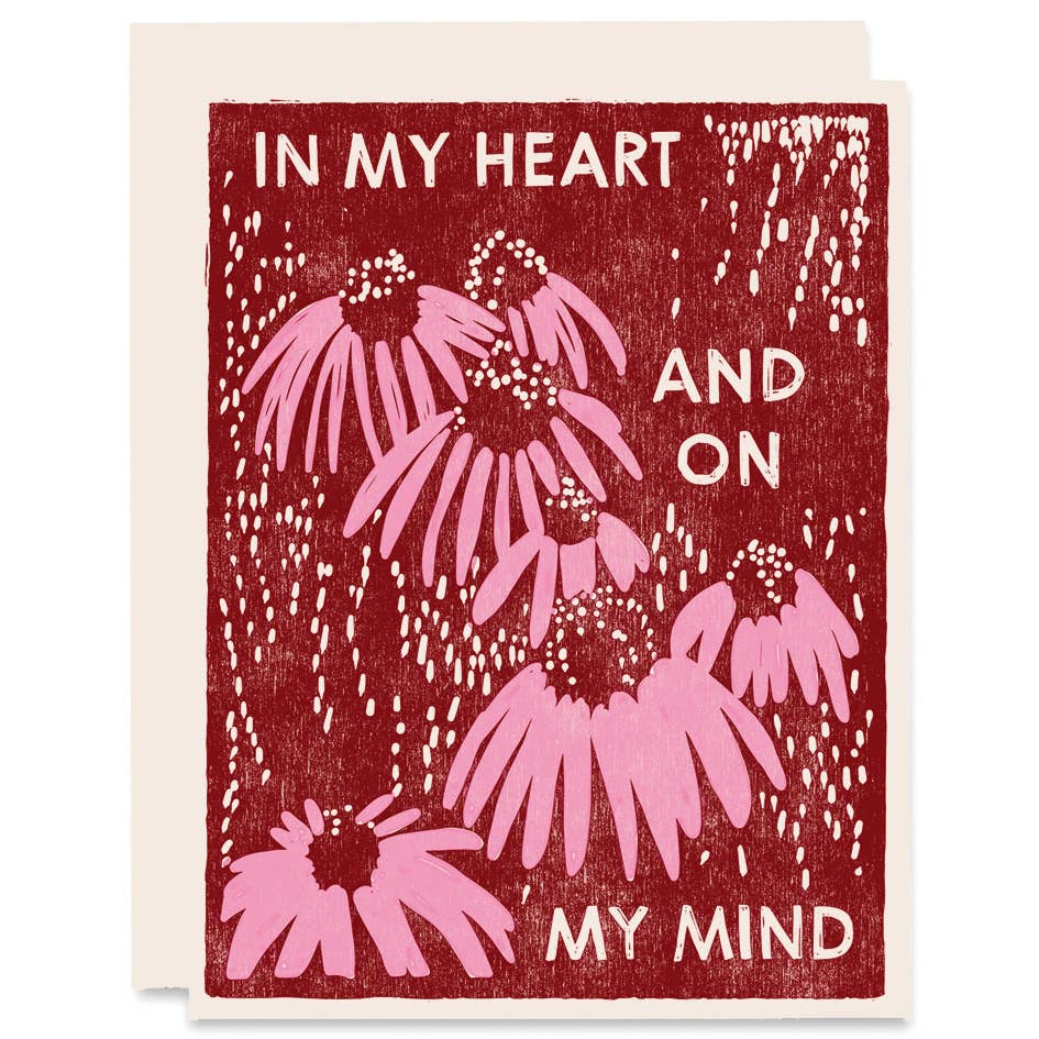 Heartell Press - Coneflowers on My Mind Friendship Card