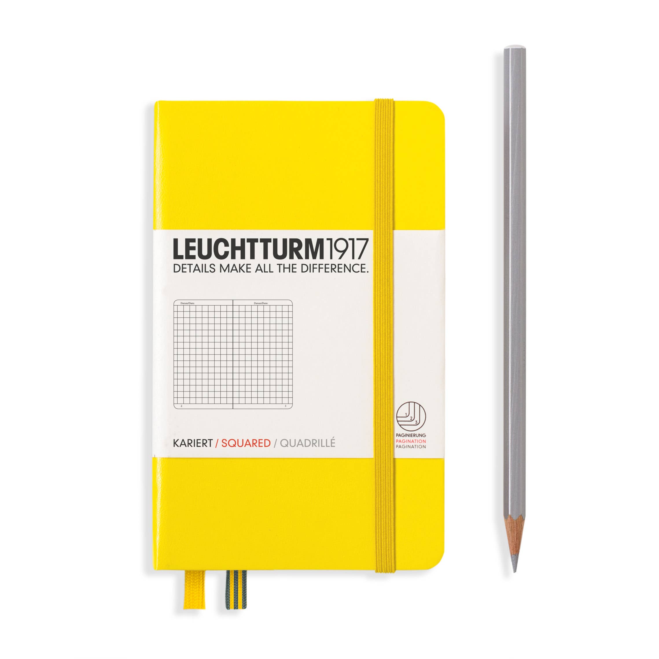 LEUCHTTURM1917 - Notebooks - Pocket (A6): Sage / Hardcover / Squared