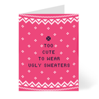 CheerNotes - Too Cute Ugly Sweaters | Funny Christmas Holiday Greeting