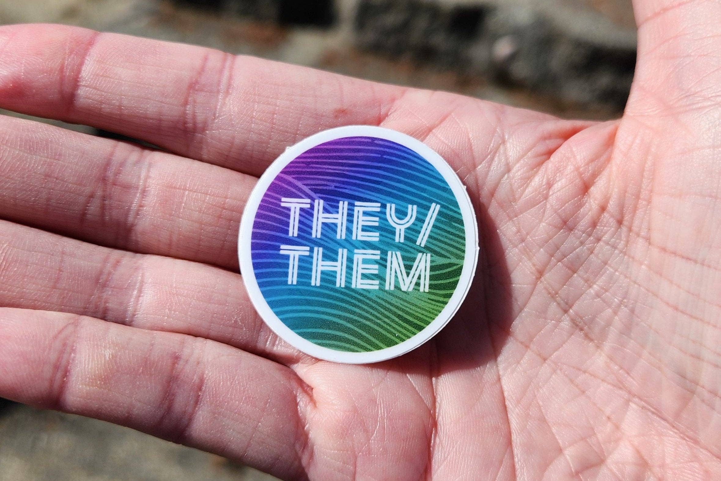 Discovery Stickers - They/Them Sticker