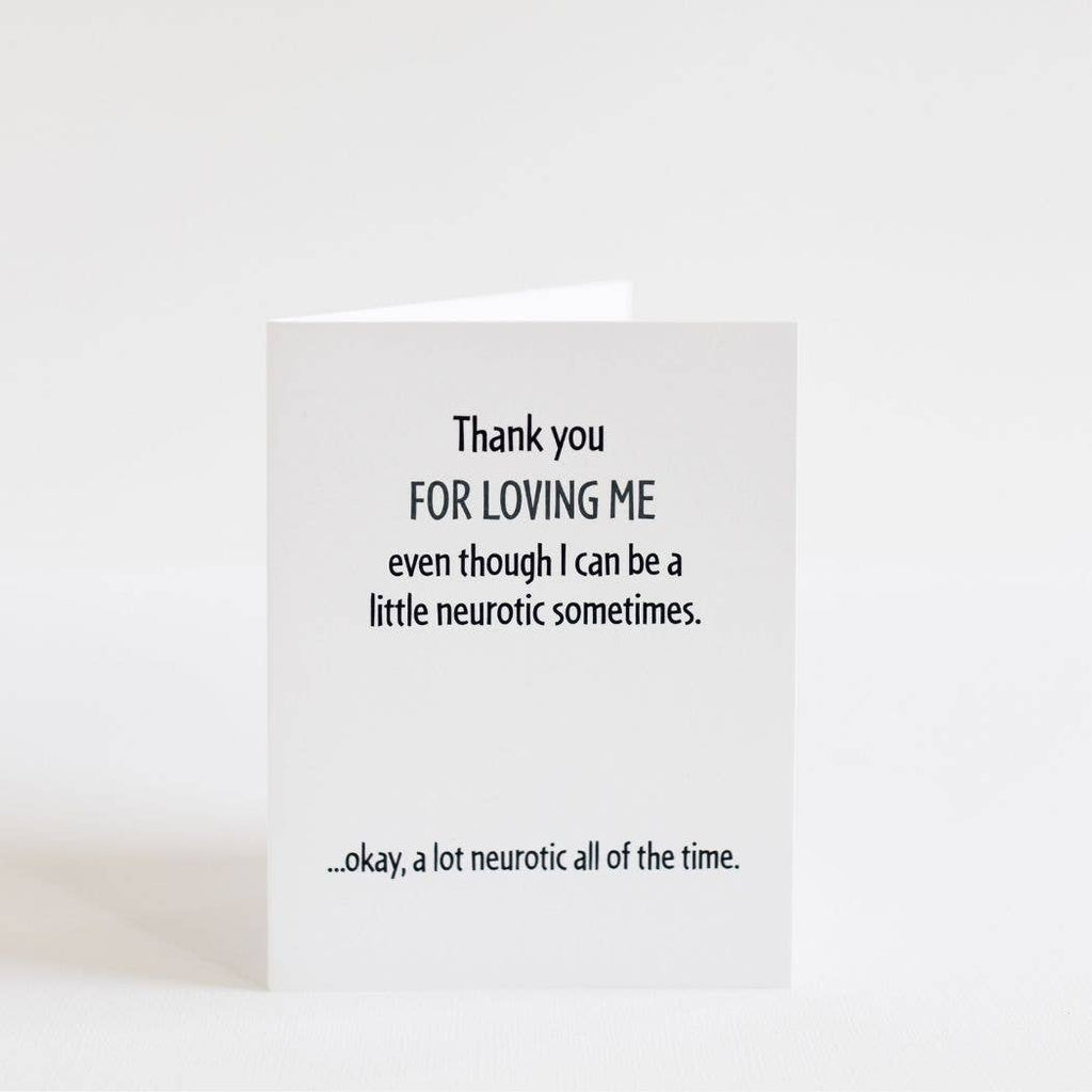 Modern Wit - Thank You For Loving Me, Anniversary Card