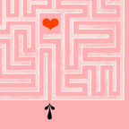 Pictrix Design - "Enter here" A2 notecard