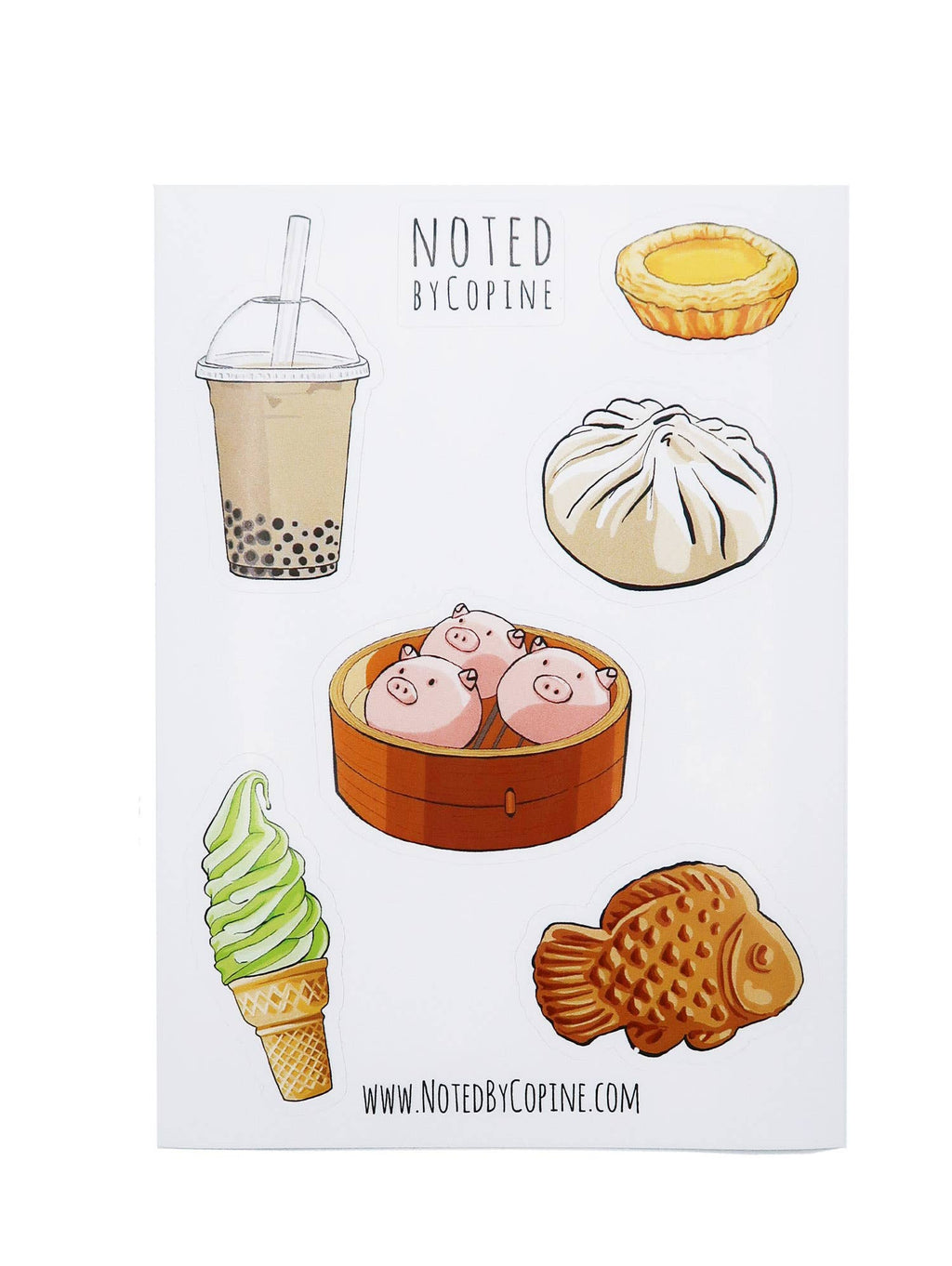 Noted By Copine - Dim Sum Sticker Sheet