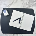 Writing Mat- Italian Repurposed Leather: Congac