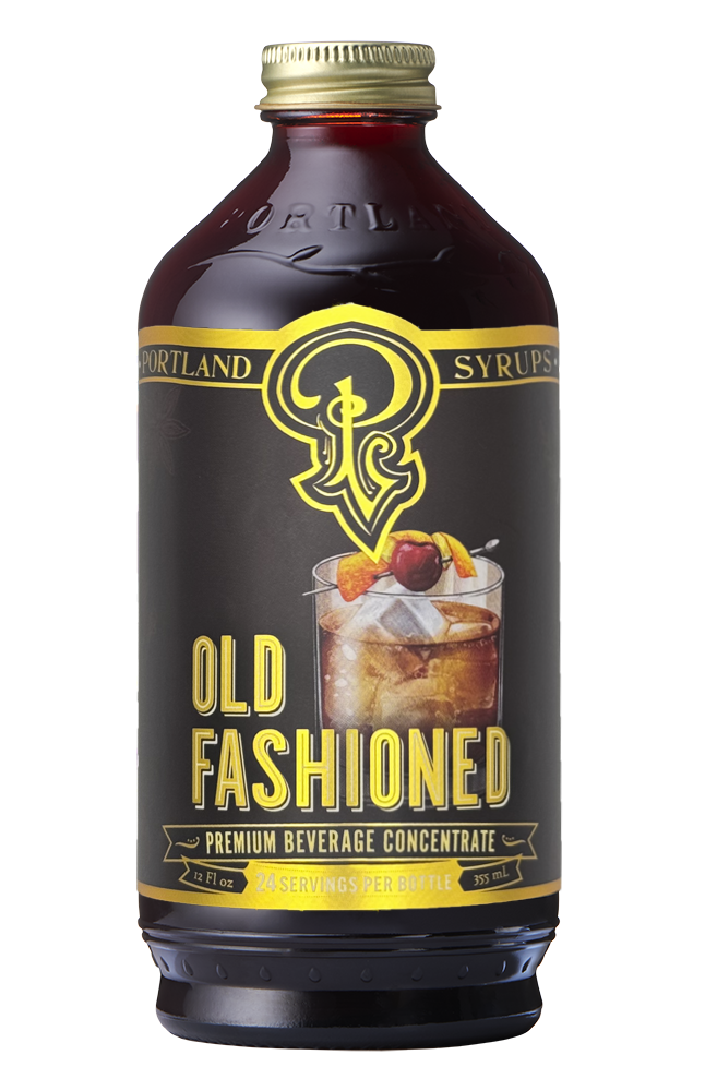 Portland Syrups - Old Fashioned Syrup 12oz - cocktail / mocktail drinks