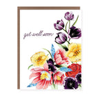 Morgan Swank Studio - Floral Get Well Soon Card