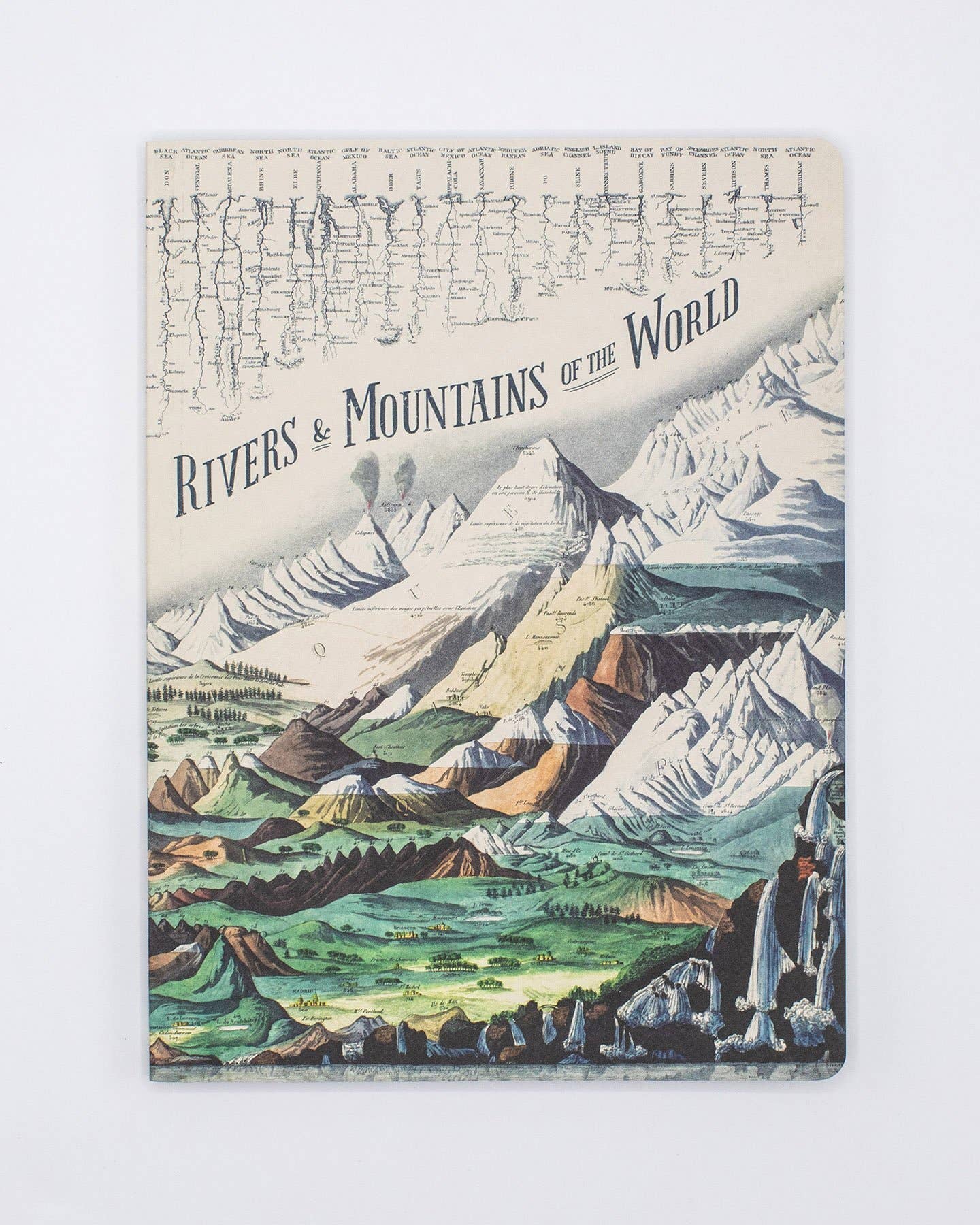 Cognitive Surplus - Rivers & Mountains Softcover Notebook - Lined