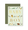Ginger P. Designs - Baby Boy Storybook Greeting Card