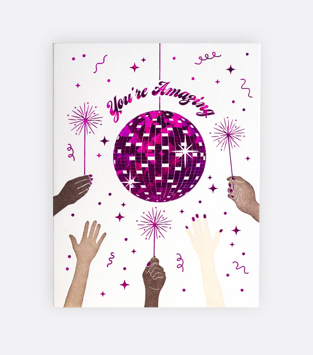Elum Designs - Everyday, Disco Ball Party - Greeting Card
