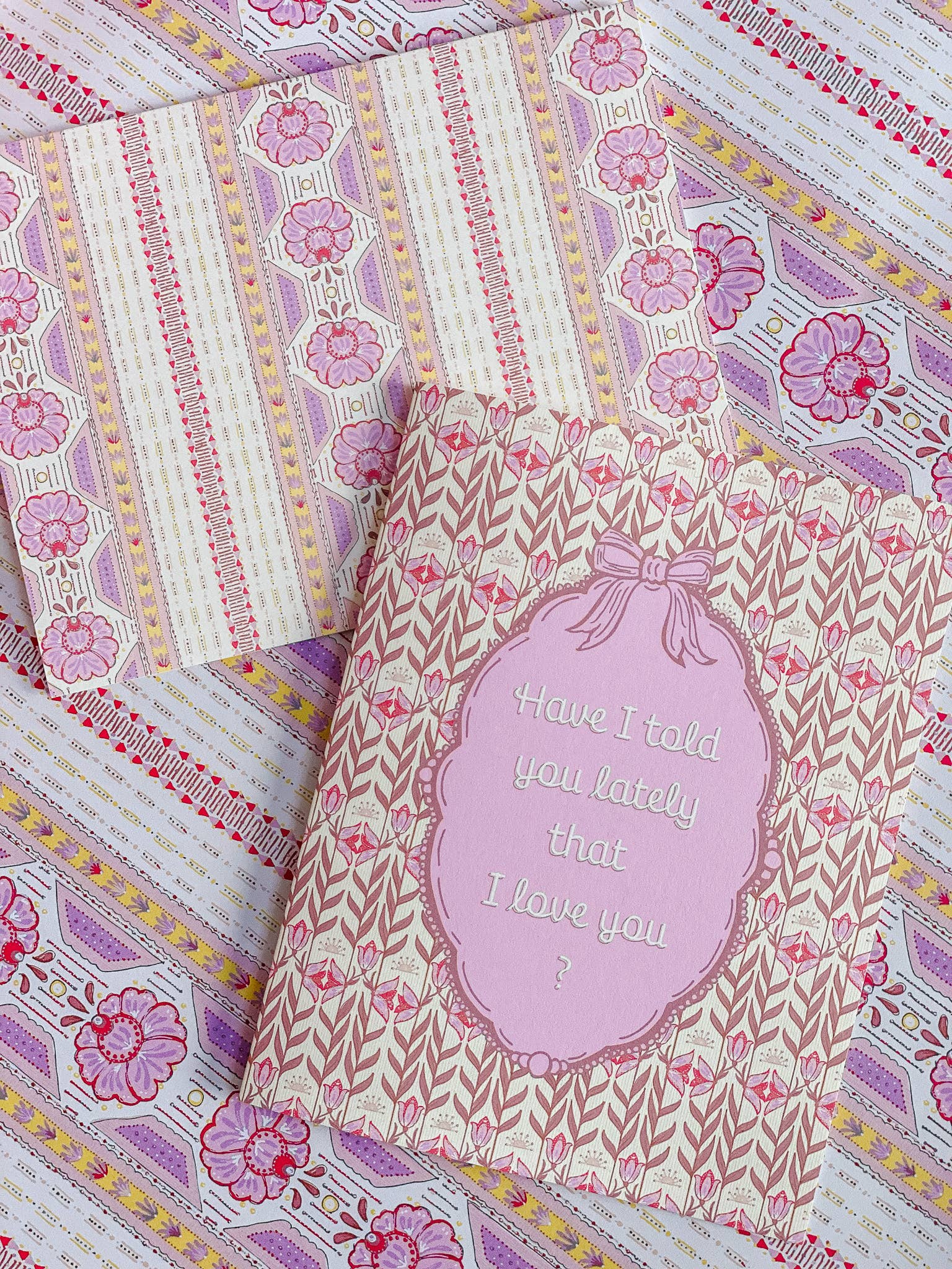 re:mused studio - Le Folk A2 Greeting Card