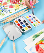 Grabie - Watercolor Pocket Set of 12 - Essential Colors