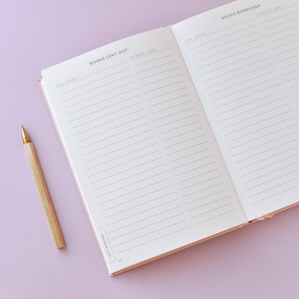 Kunitsa Co - Reading Journal (Avid Reader): Blush