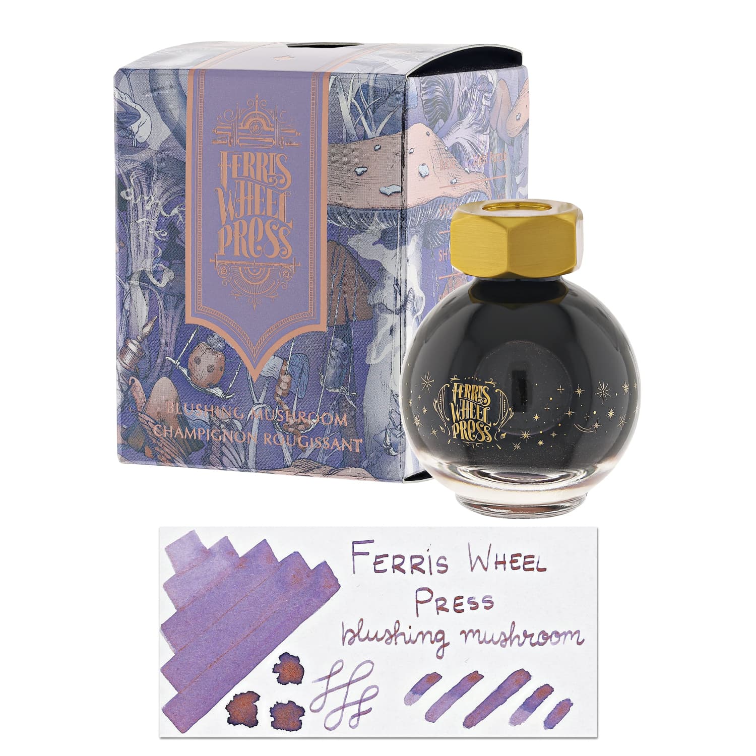 Ferris Wheel Press Bottled Ink in Blushing Mushroom - 20 mL