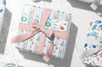 Ramus & Co. - Santa & Dogs Gift Label Sheets — Pack of 3