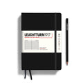 Leuchtturm1917- Notebooks - Medium (A5): Black / Hardcover / Ruled