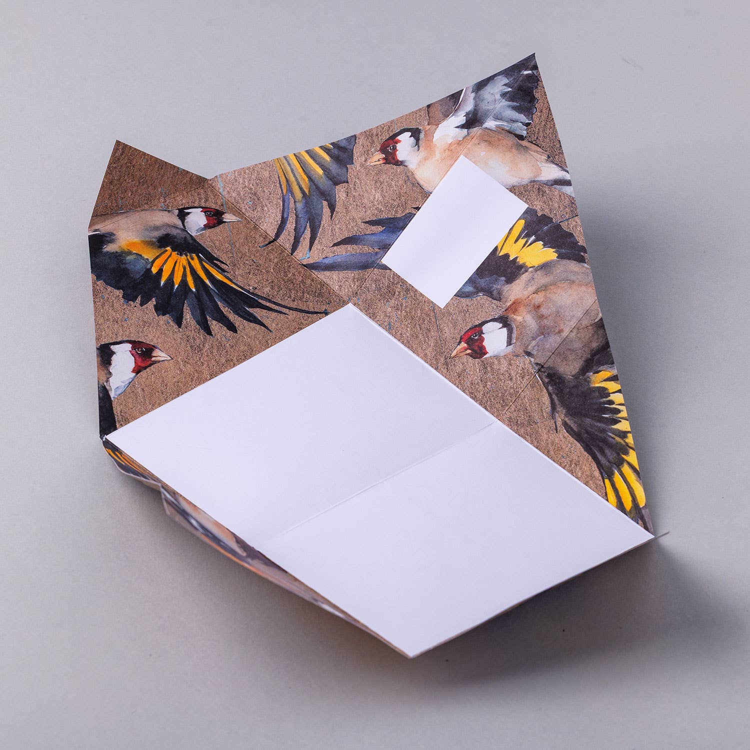 pigeonposted - Golden Flight Pigeon, Folding Letter Set – pack of 6