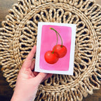 Cryptic Paper Co. - Set Of 5 Neon Fruit Note Cards For Any Occasion