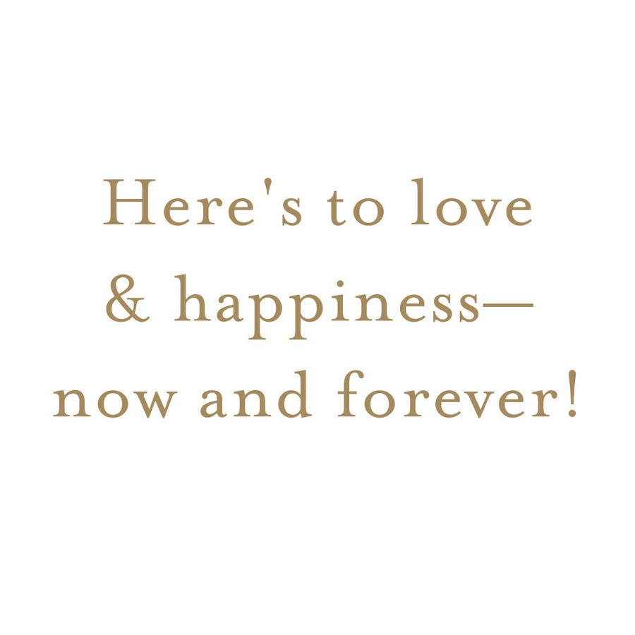 Graphique, Champagne Wedding Handmade Card