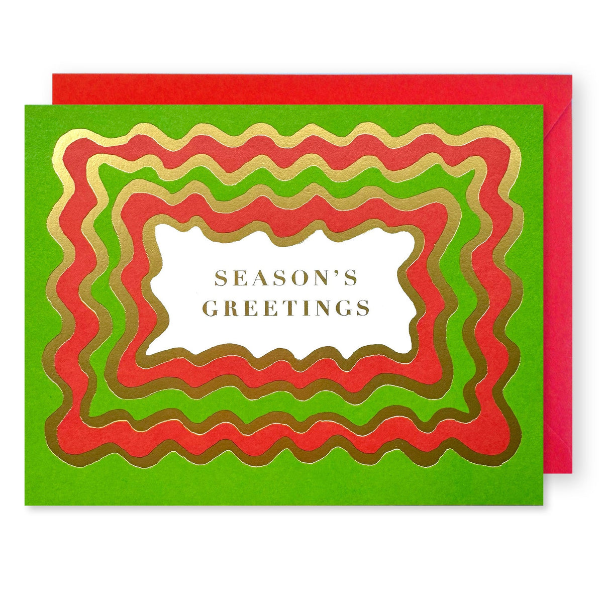JFalkner, SCALLOP PATTERN SEASONS GREETINGS