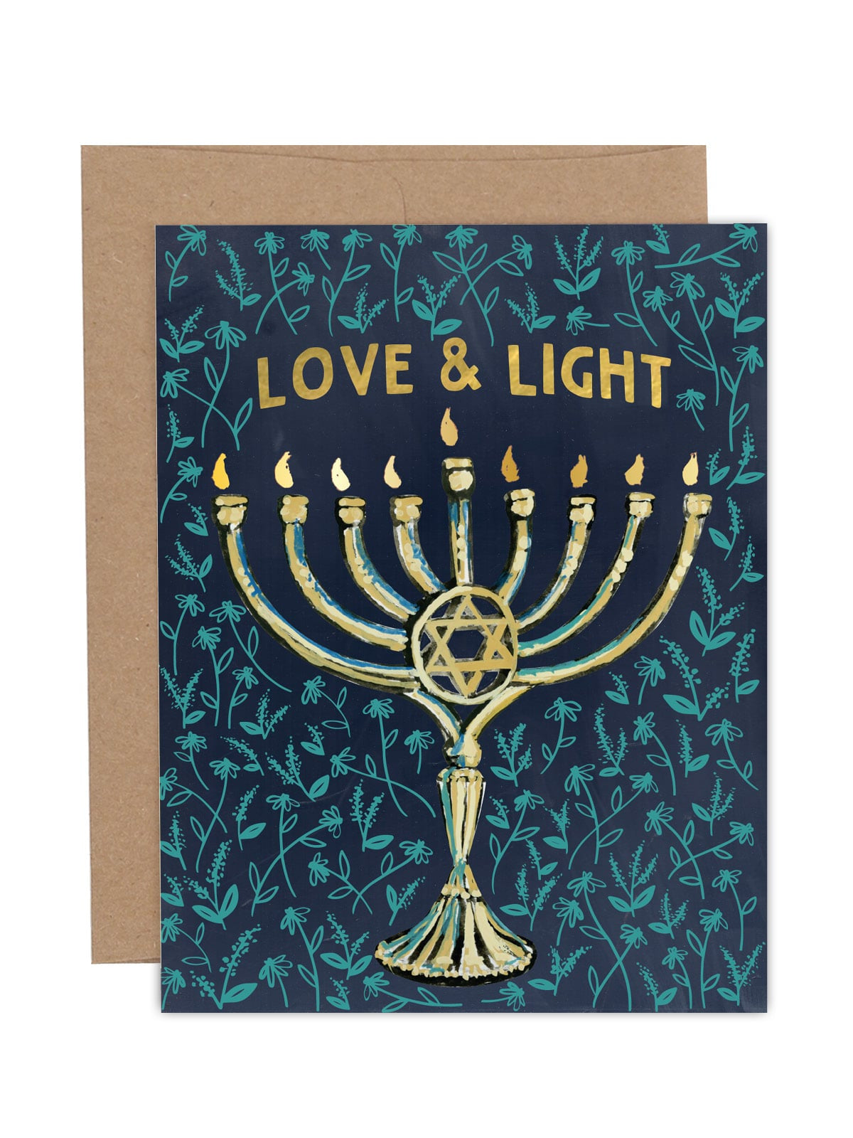 1canoe2 | Love & Light Menorah  Hanukkah Greeting Card