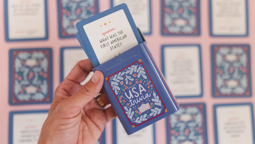 Pippi Post, USA Trivia Deck of Cards