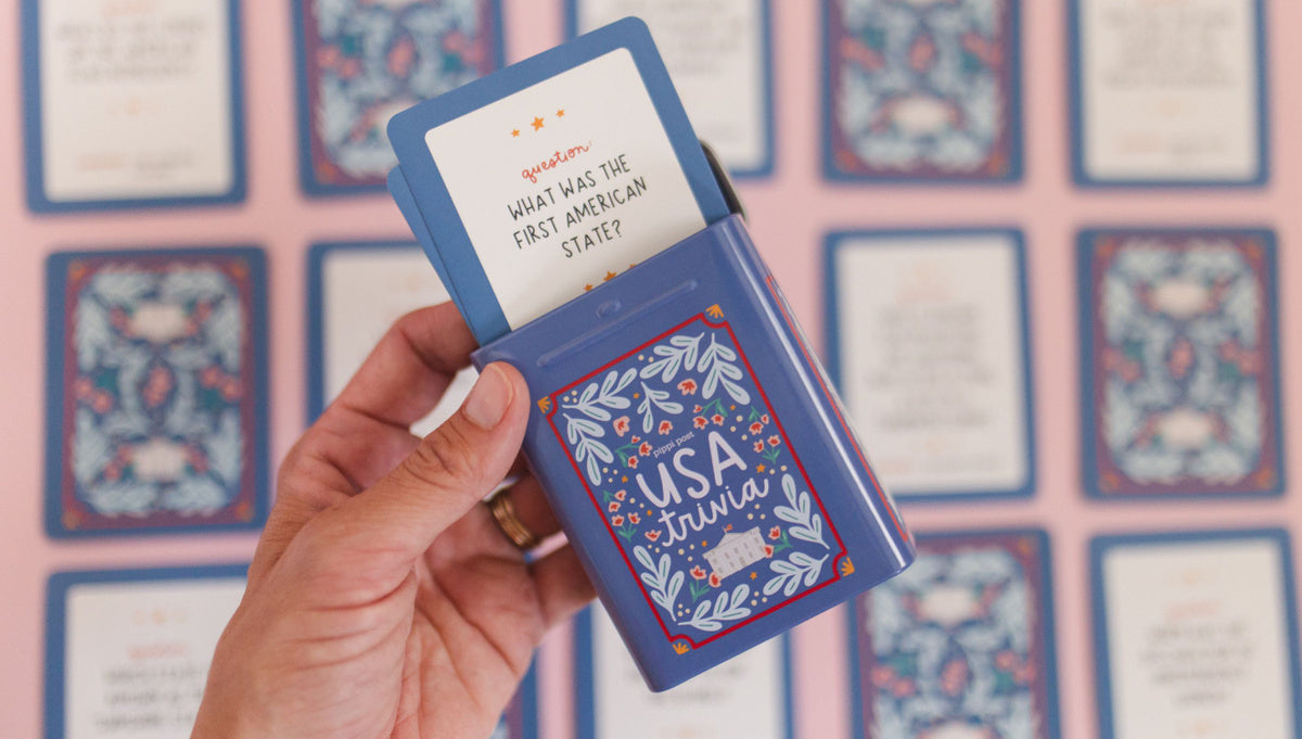 Pippi Post, USA Trivia Deck of Cards