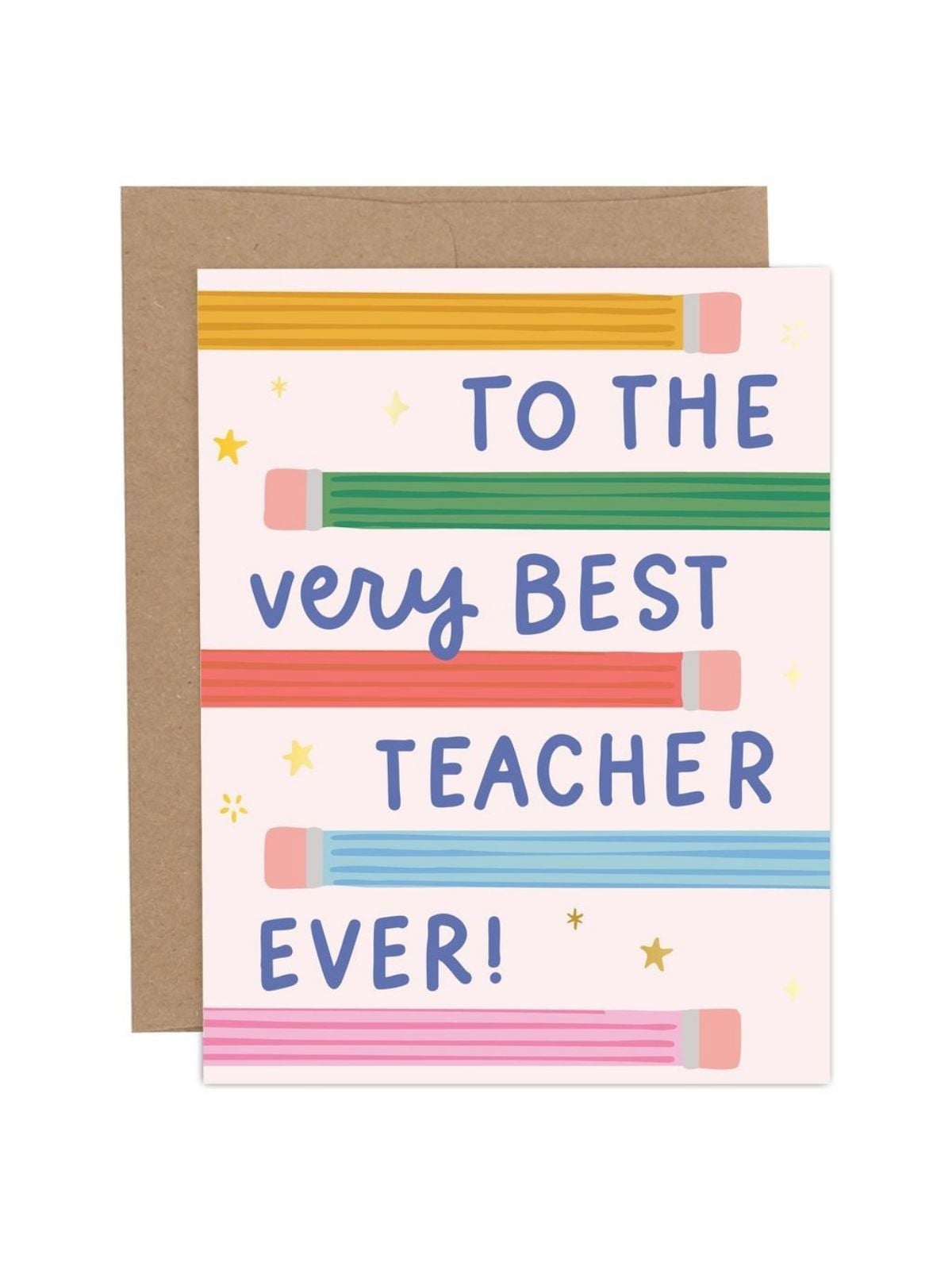 Pippi Post,  To The Very Best Teacher  Ever Greeting Card