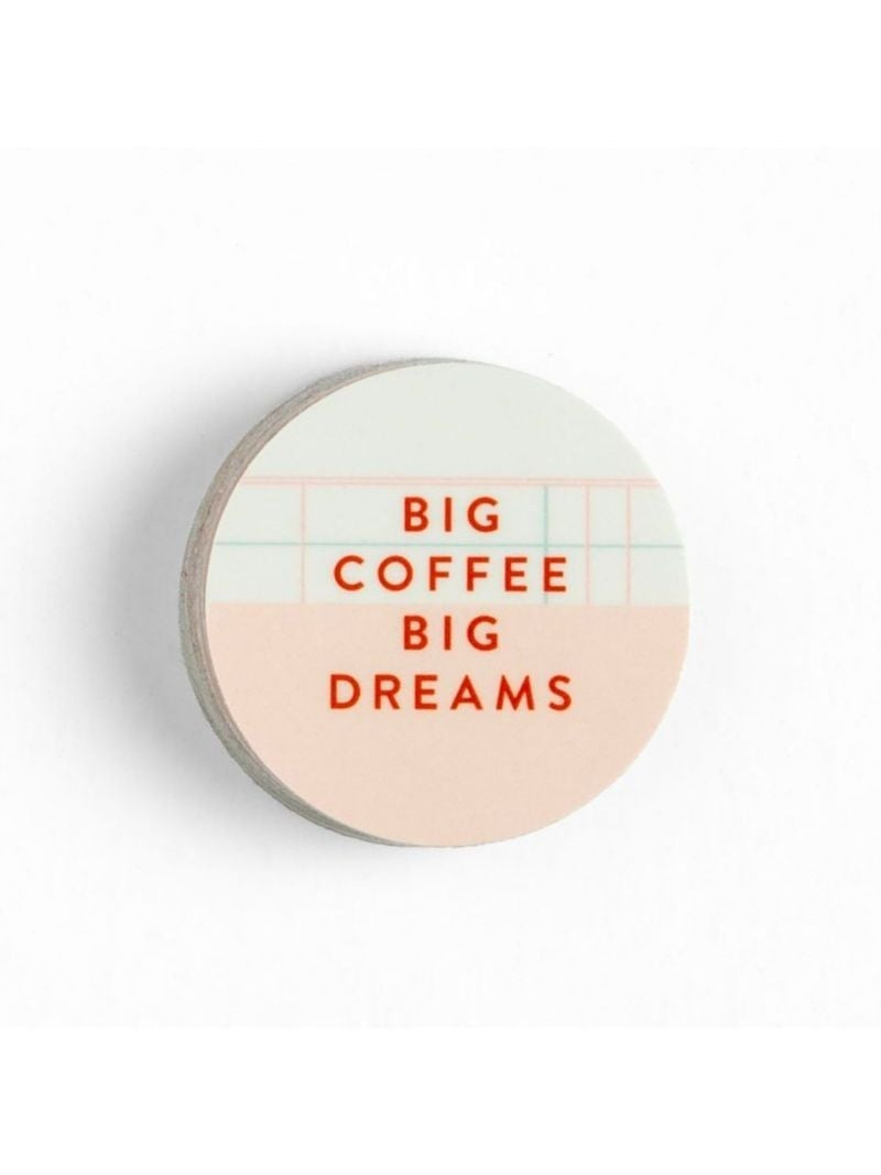 Studio Calico, Big Coffee, Big Dreams  Decal Sticker