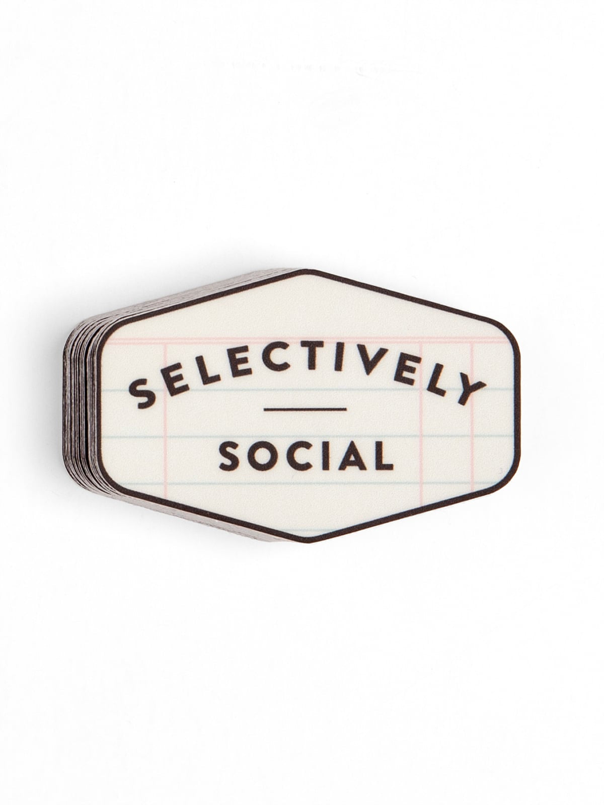 Studio Calico, Selectively Social  Decal Sticker