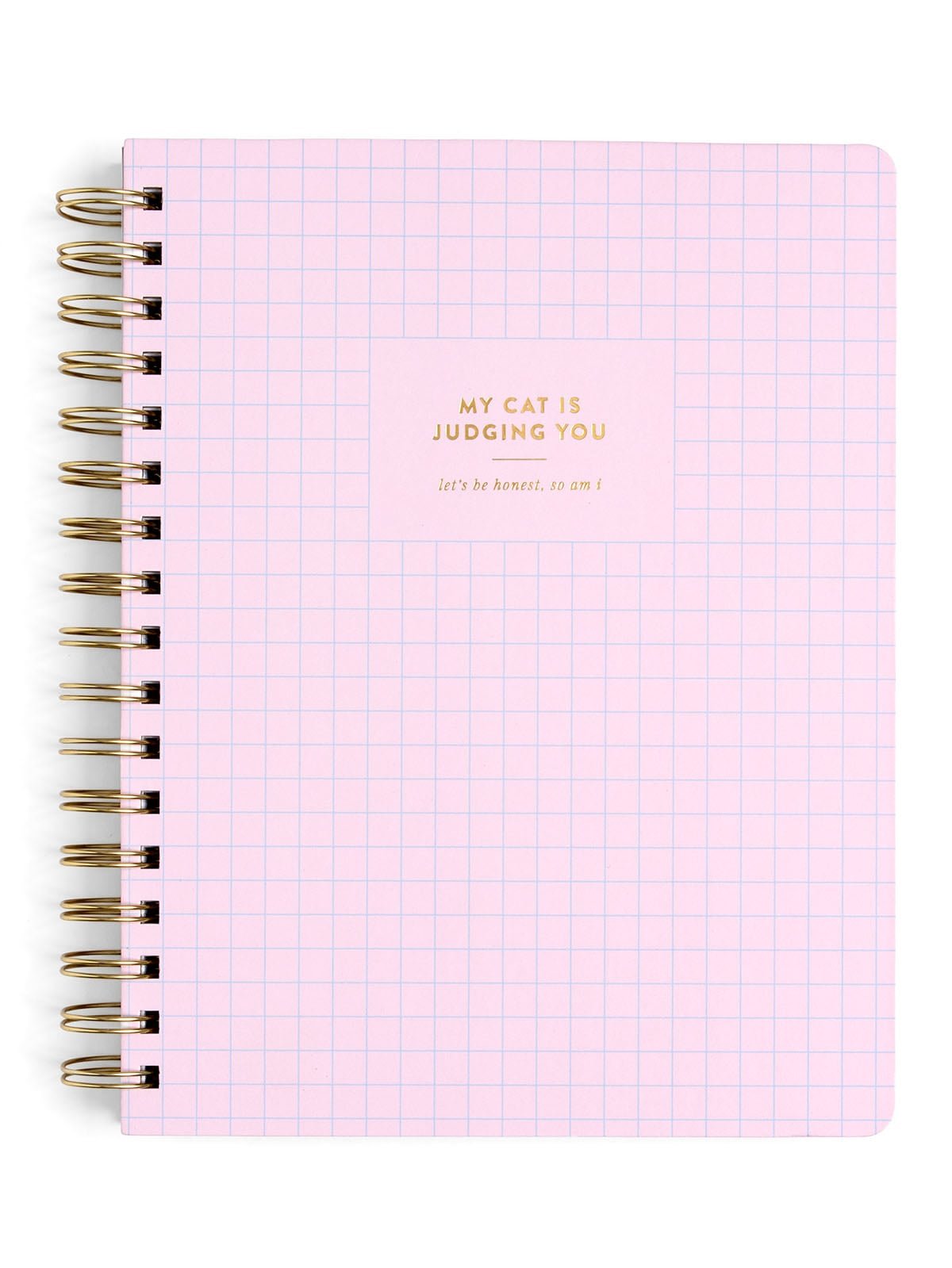 Studio Calico, My Cat Is Judging You 7×9 Spiral Notebook