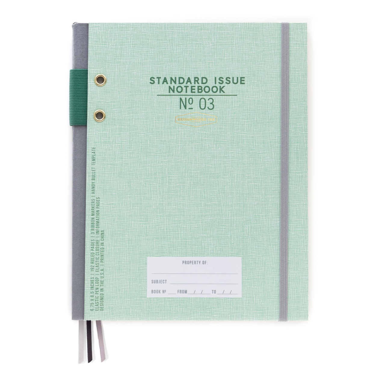 Designworks Ink, Standard Issue Journal No. 3, Green