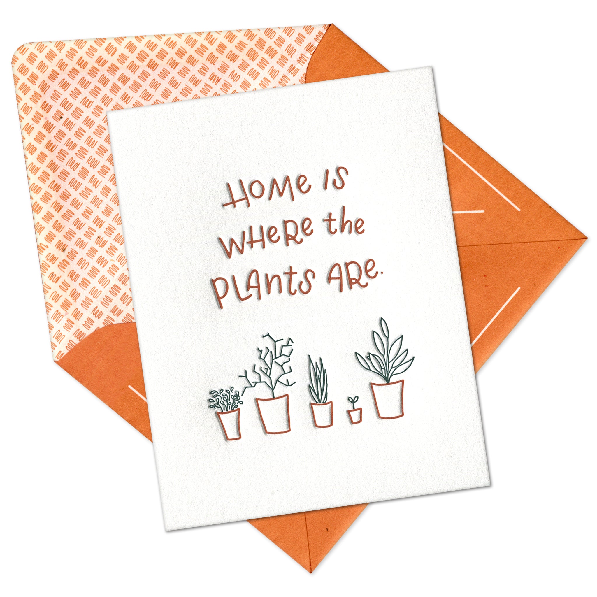 Ink Meets Paper, Where the Plants are Congrats + Celebrations Card