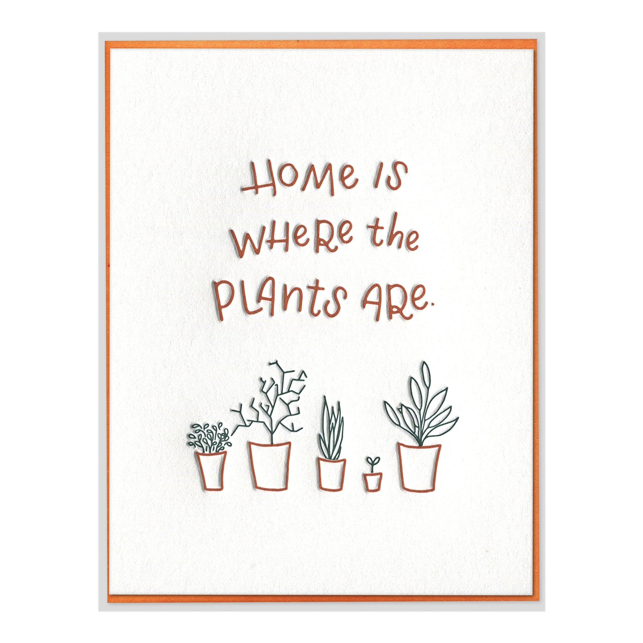 Ink Meets Paper, Where the Plants are Congrats + Celebrations Card