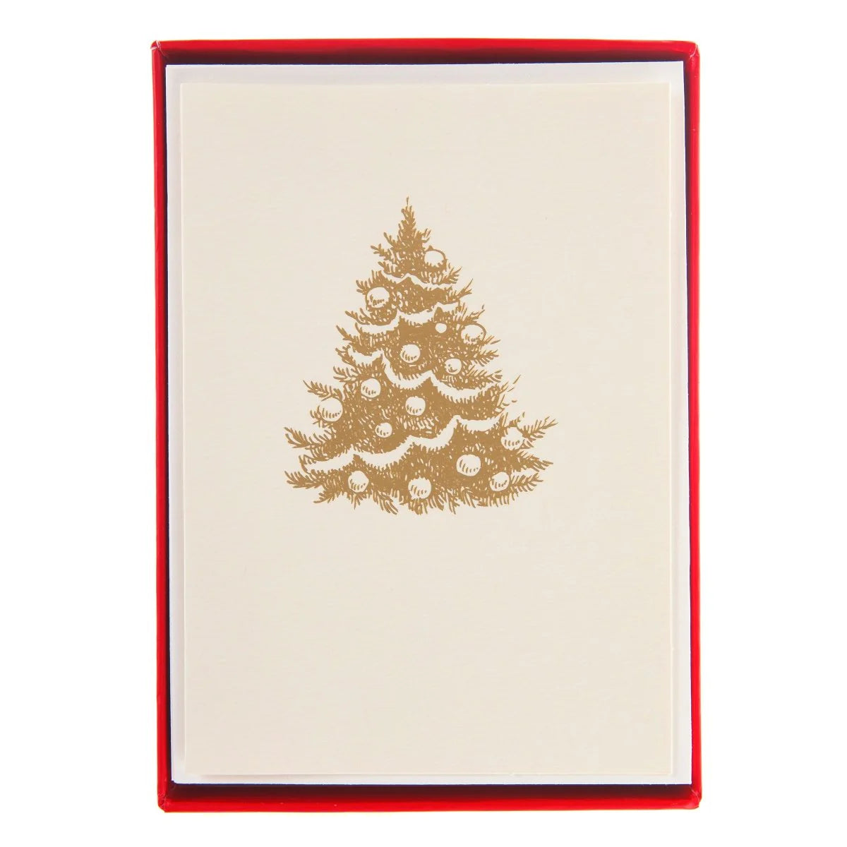 Graphique, Gold Tree La Petite Noel Holiday Boxed Card