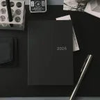 Hobonichi, Techo 2026 HON A6, Paper Series, Black Gingham